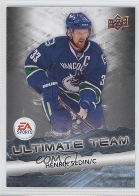 2011-12 Upper Deck EA Ultimate Team Henrik Sedin #EA4 HOF 0a4