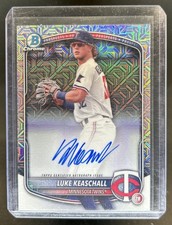 2025 Bowman Luke Keaschall Chrome Prospect Auto Mega Box Refractor #BMA-LK Twins