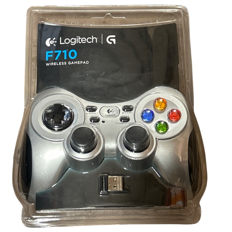 Logitech F710 Wireless Gamepad Controller Silver PC USB 940-000117