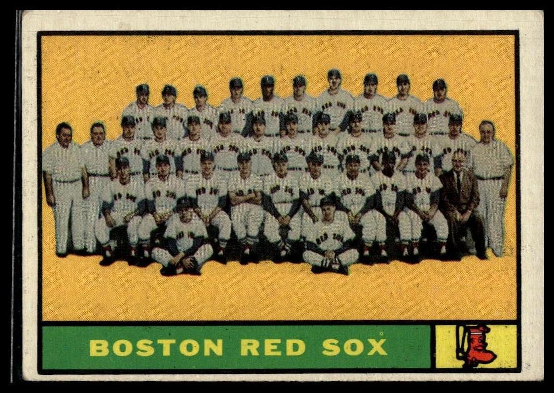 1961 Topps #373 Boston Red Sox