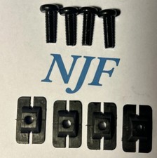 Black Anodised Stainless Grill Screws and Fixings Fits Ford Sierra Mk1 Cosworth