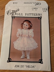 Connie's Doll Pattern JDK 237 Hilda