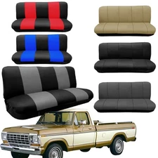 Pickup Truck Bench Saddle Blanket Seat Cover for Dodge W150 W250 Full Size