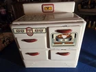 Vintage 1930s Marx Pretty Maid Toy Stove Oven Range Metal Tin Lithograph