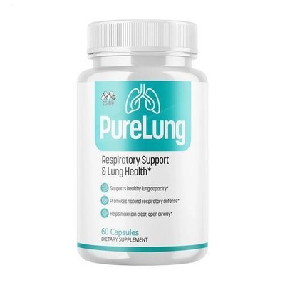(1 Pack) PureLung Advanced Lung Support Supplement Pure Lung 60 Capsules