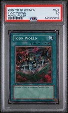 Yugioh - Toon World MRL-076 1st Edition PSA 5 MISLABELED; NEW CERT 