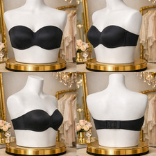 Two Victoria's Secret PINK Wear Everywhere Strapless Push Up Bras. Size 34C