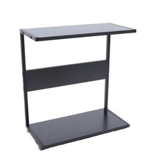 Computer Tower Stand Under Desk PC CPU Stand with Lockable Caster Wheels 2-Layer
