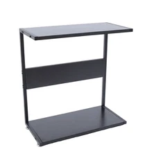 Computer Tower Stand Under Desk PC CPU Stand with Lockable Caster Wheels 2-Layer