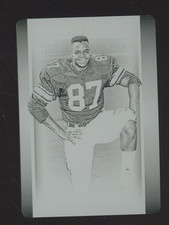 2015 National Treasures Multi-Sport Printing Black Plate Frank Thomas HOF 1/1