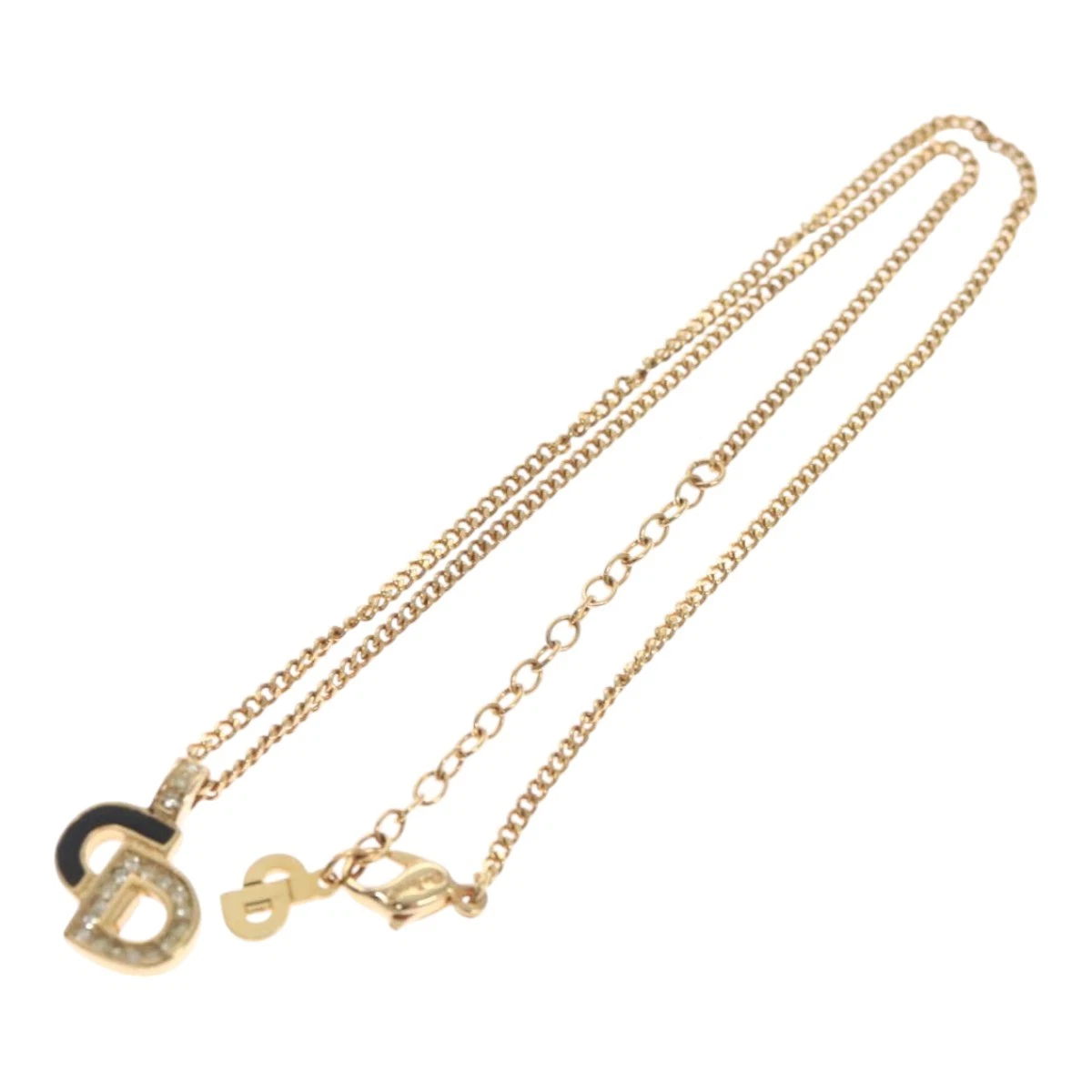 Collana Dior Cd Metallo Oro Gioielli Autentica