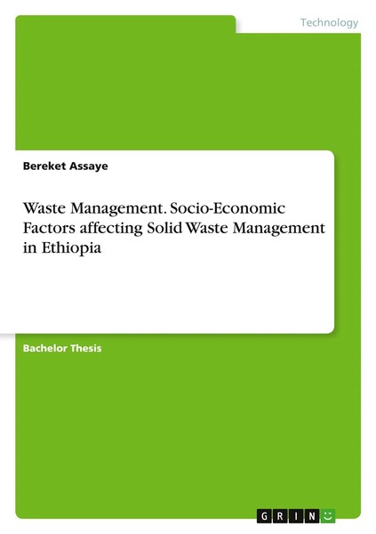 Waste Management. Socio-Economic Factors Affecting Solid Waste Management In...-image