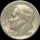 1966 10C Roosevelt Dime - COMBINED SHIPPING