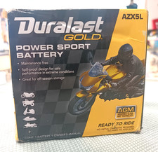Duralast Gold Powersport Absorbed Glass Mat Agm Battery Azx5l Duralast Gold Powersport Absorbed Glass Mat Agm Battery Azx5l