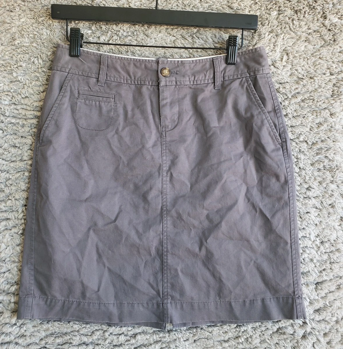 Grey skirt old shop navy