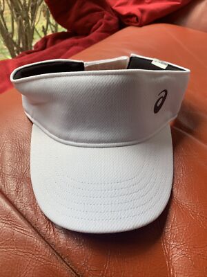 Asics PF Visor Cap Sonnenschild Tennis Weiß