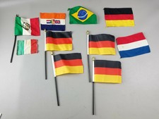 10 Car Flags Germany, Brazil, Mexico