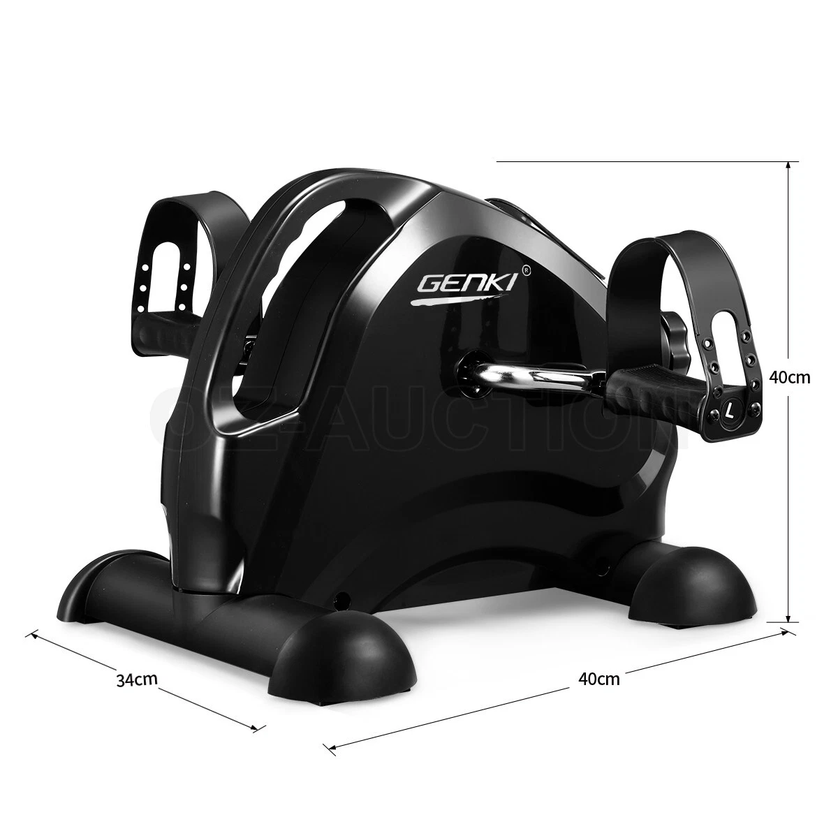Genki Mini Exercise Bike Pedal Exerciser Leg Arm Cycle Trainer