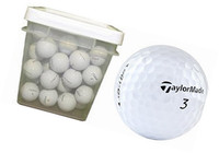 Taylormade 50 Ball Bucket Mix Used Golf Balls, White Taylormade 50 Ball Bucket Mix Used Golf Balls, White