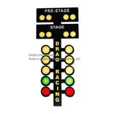 Large Metal Drag Racing Tree Triple xmas 35" x 15" garage art strip decoration