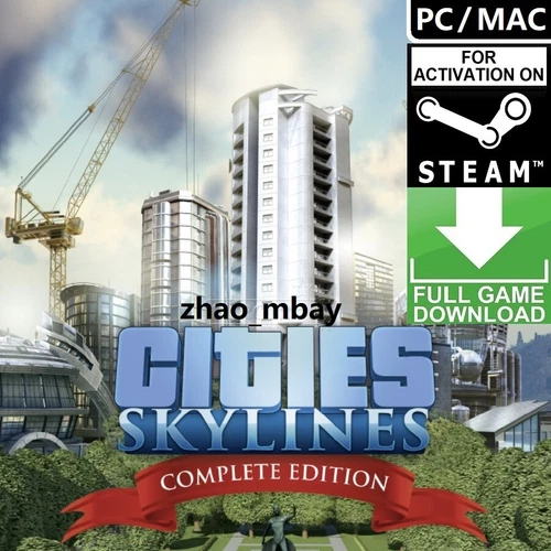 Cities: Skylines Complete Edition PC / MAC Steam Key GLOBAL FAST DELIVERY!
