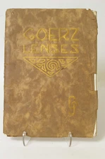 F66768~ c.1910 GOERZ LENSES CATALOG - INCLUDES CAMERAS - Spine Separated