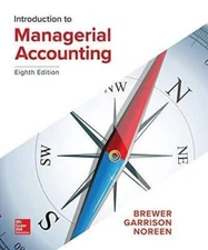 Introduction to Managerial Accounting 8th Edition - Hardcover - VERY GOOD