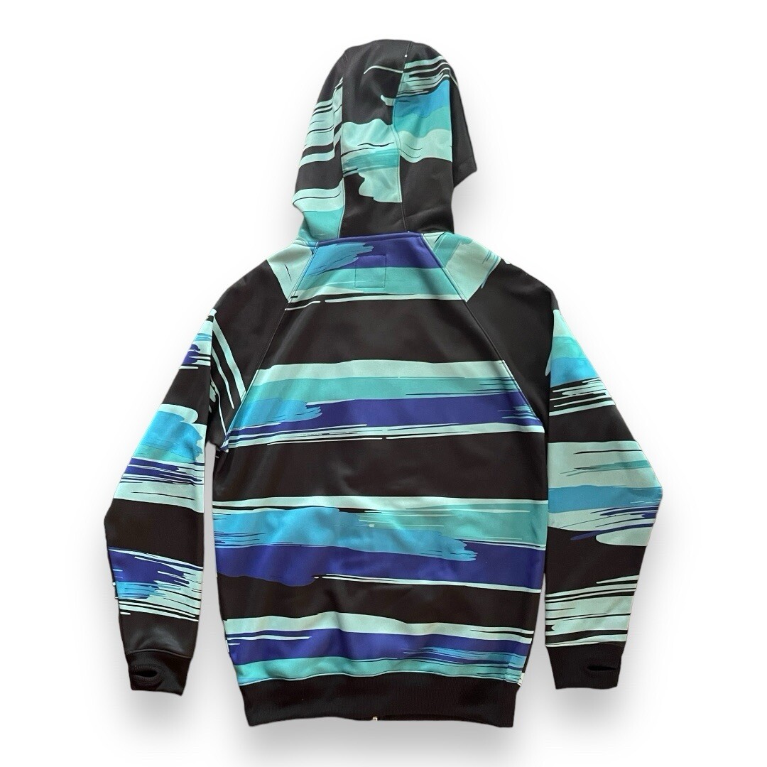 Neff Snowboard Shred Full Zip Color Stripes Softshell Jacket Size