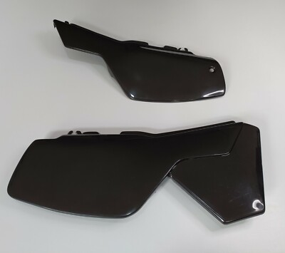 Fits YAMAHA DT 200 SIDE COVERS PANEL SET black Pair LH RH | eBay