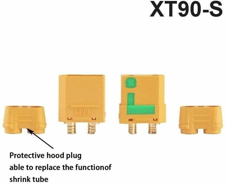 20 pairs AMASS XT90-S 90A Anti Spark 4.5mm Connector Plug Upgrade XT90 XT90S - Image 4 of 4