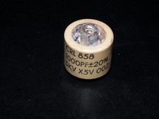 Doorknob Capacitor CRL 858 - 1000pF 5KV 1nF/5000V for ham radio amplifiers