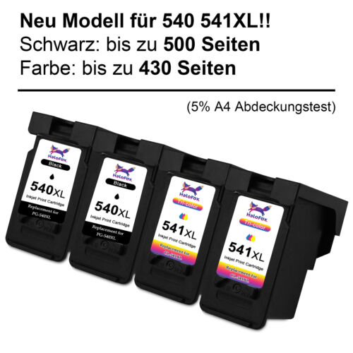 PRINTER CARTRIDGES for CANON PG-540 CL-541XL PIXMA MX375 MX395 MX535 MG3650 MG4150. - Picture 1 of 13