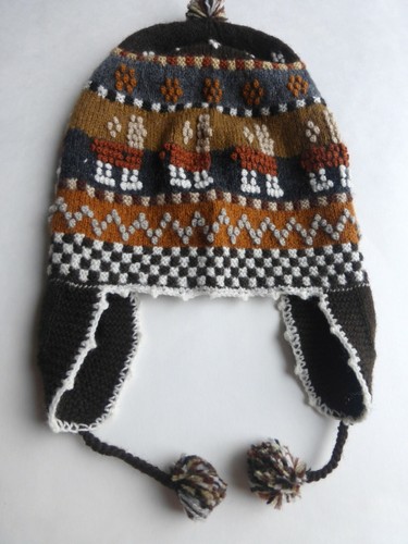 Sombrero Chullo de chamán de montaña andina peruana - Imagen 4 de 6