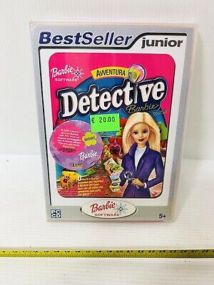 Jogo de software Barbie best-seller detetive PC novo