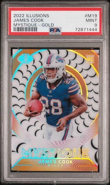 James Cook Panini Illusions Mystique #M19 Gold