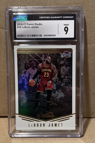2016 Studio LeBron James #18 CGC 9