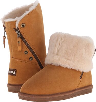 Womens Winter Fashion Snow Boot Tundra ALPINE HI Cognac