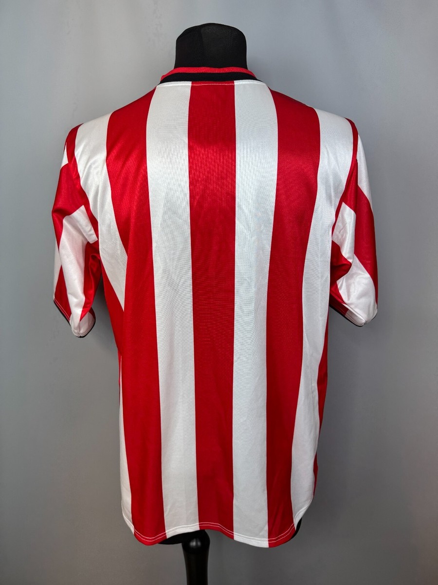 サンダーランド ユニホーム 00-02 NIKE ナイキ Lサイズ ストライプ SUNDERLAND 2000 2002 HOME SHIRT FOOTBALL SOCCER JERSEY NIKE MENS