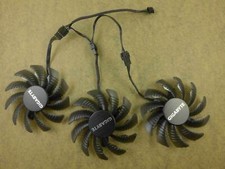 Set of 3 Fan Cooler Fan For Gigabyte GTX 960 GTX 970 GTX 980 PLD08010S12HH 75mm