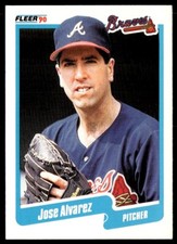 1990 Fleer Jose Alvarez Atlanta Braves #574