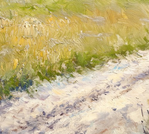 Rustic Farmhouse View 5"x7" Print on Matte Paper | Tranquil Landscape Art - Picture 7 of 7