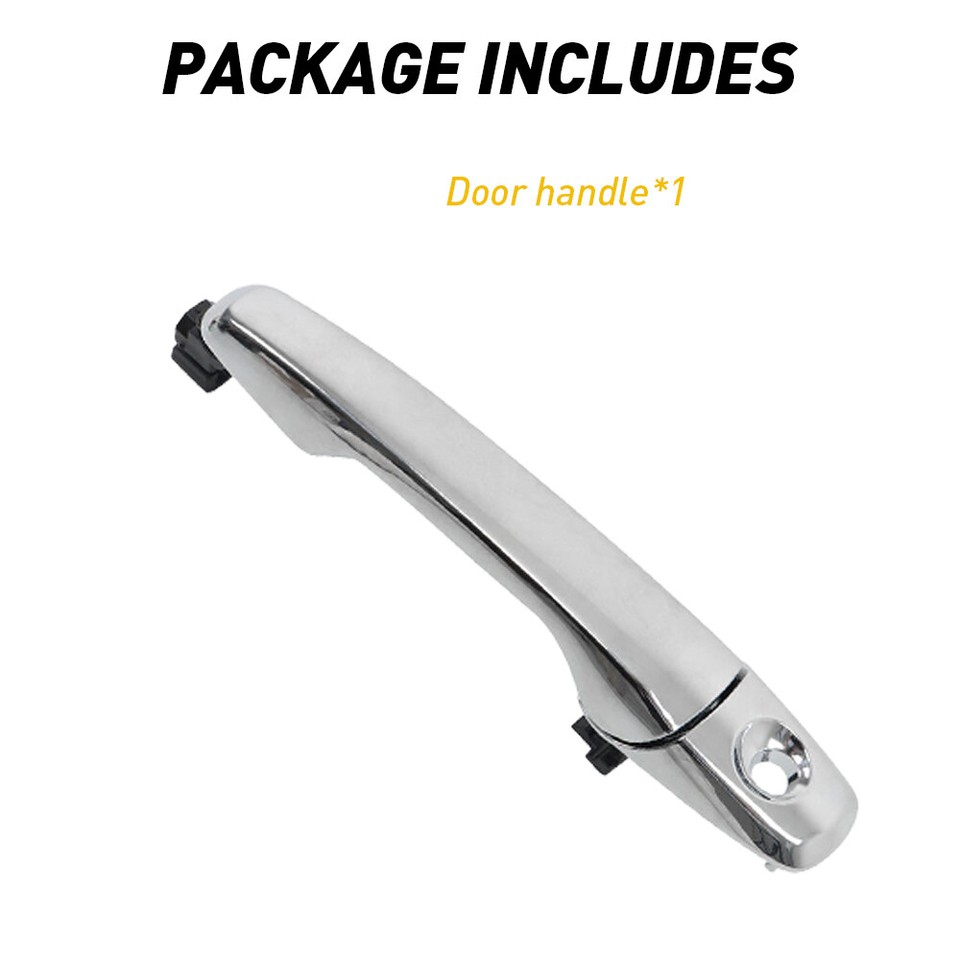 2015 Toyota Highlander Le Front, Driver Side Chrome Exterior Door Handle, With Key Hole - Foto 4
