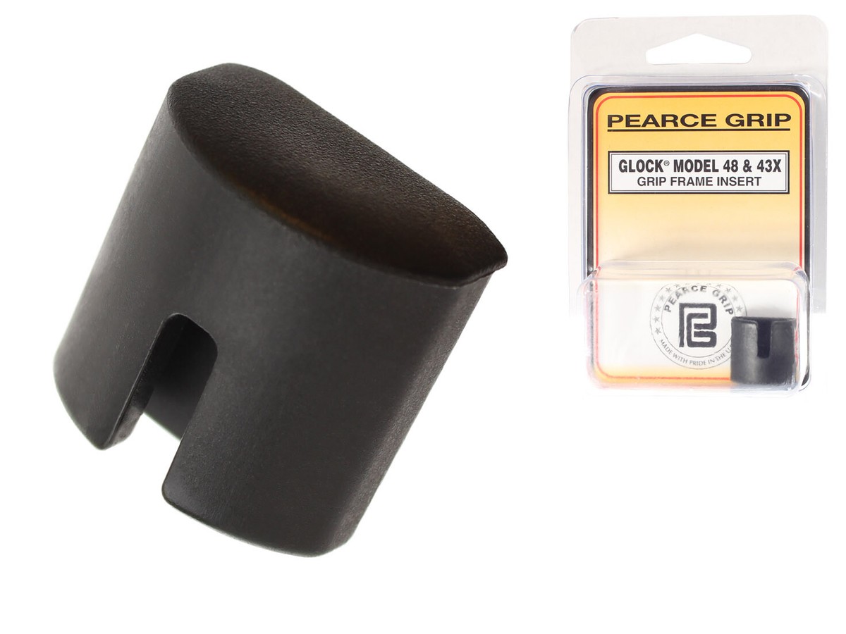 for Glock 43X & 48 Pearce Grip Frame Plug Engraved & Color Filled