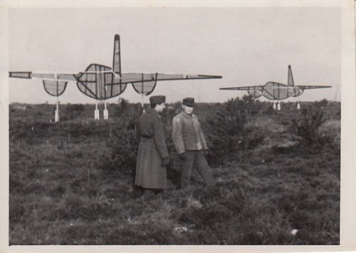 Foto Luftwaffe Schießschule Vaerlöse Schulschießen Schießplatz Melby Januar 1945