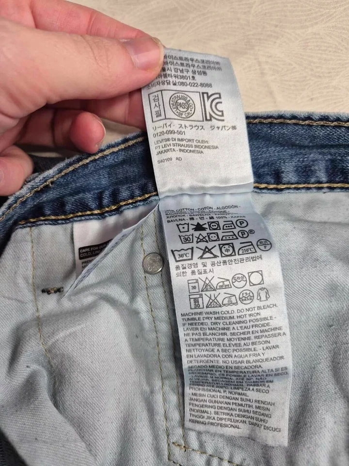 Levi's 559 Jeans Women's Blue Denim W46 L30 Cotton 2015 Straight - Image 2 of 4