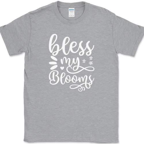 Bless My Blooms Spring Gardening T-Shirt Seasons Nature Gift Tee - Picture 2 of 10