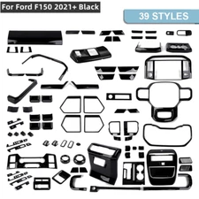 Black Car Accessories Interior Exterior Trim Cover Full Kit for Ford F150 2021+