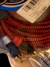 RCA Cable 50Ft 2 RCA MALE to 2 RCA Male Audio Stereo Subwoofer Hi-Fi Audio