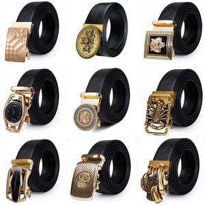 automatic buckle leather belt