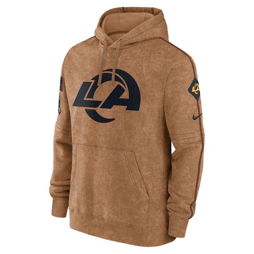 Felpa con cappuccio Nike Los Angeles Rams Salute to Service autentica NFL Sideline pullover - Foto 8 di 9